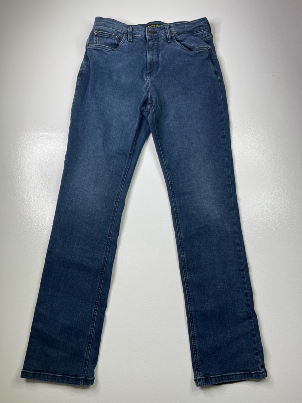 Urban Star Relaxed Straight Leg Dark Wash Stretch Jeans 32x34